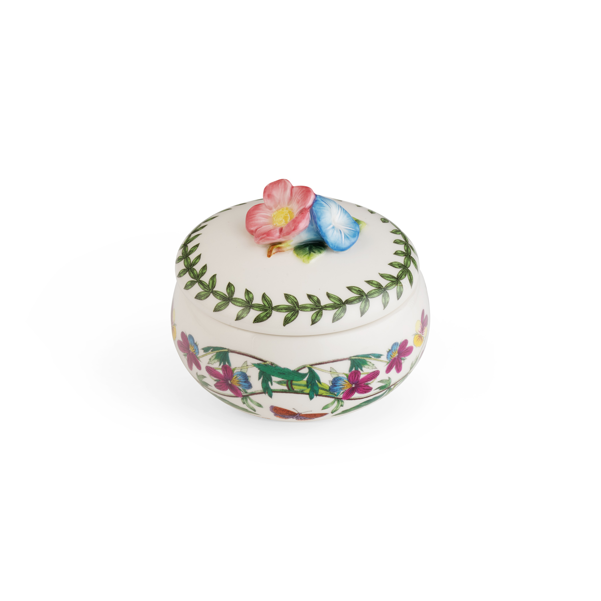 Botanic Garden Bouquet Floral Trinket Box image number null